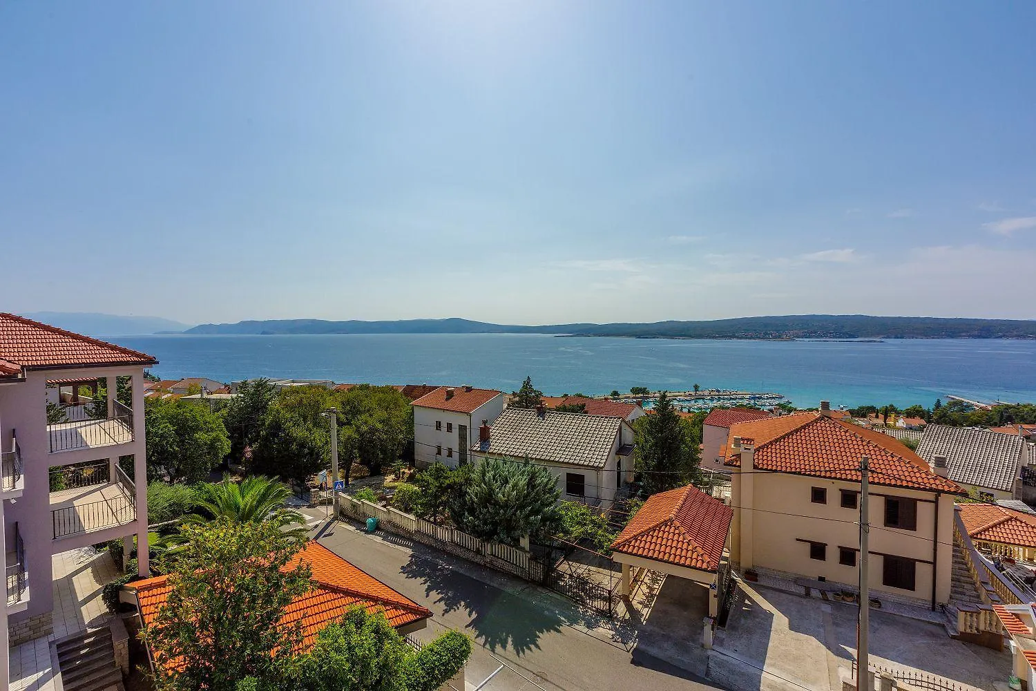 Exquisites Apartment Mit Meerblick, Sauna, Gym, Pool, Klimatisierten Schlafzimmern - Nur 500 Meter Zum Strand Crikvenica